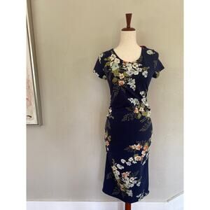 Navy Blue Maternity Dress Isabel Maternity NWT Size Small‎